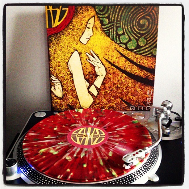 lbeaulieu75:  #nowspinning @asgnation Blood Drive 2xLP, Gatefold 45 RPM, Red/Yellow