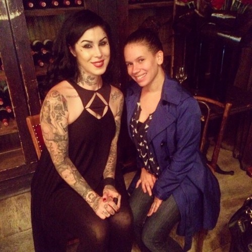 katvondworld:Thanks for nerding out over Bach and Beethoven with me, @thekatvond . #beauty #music#cl