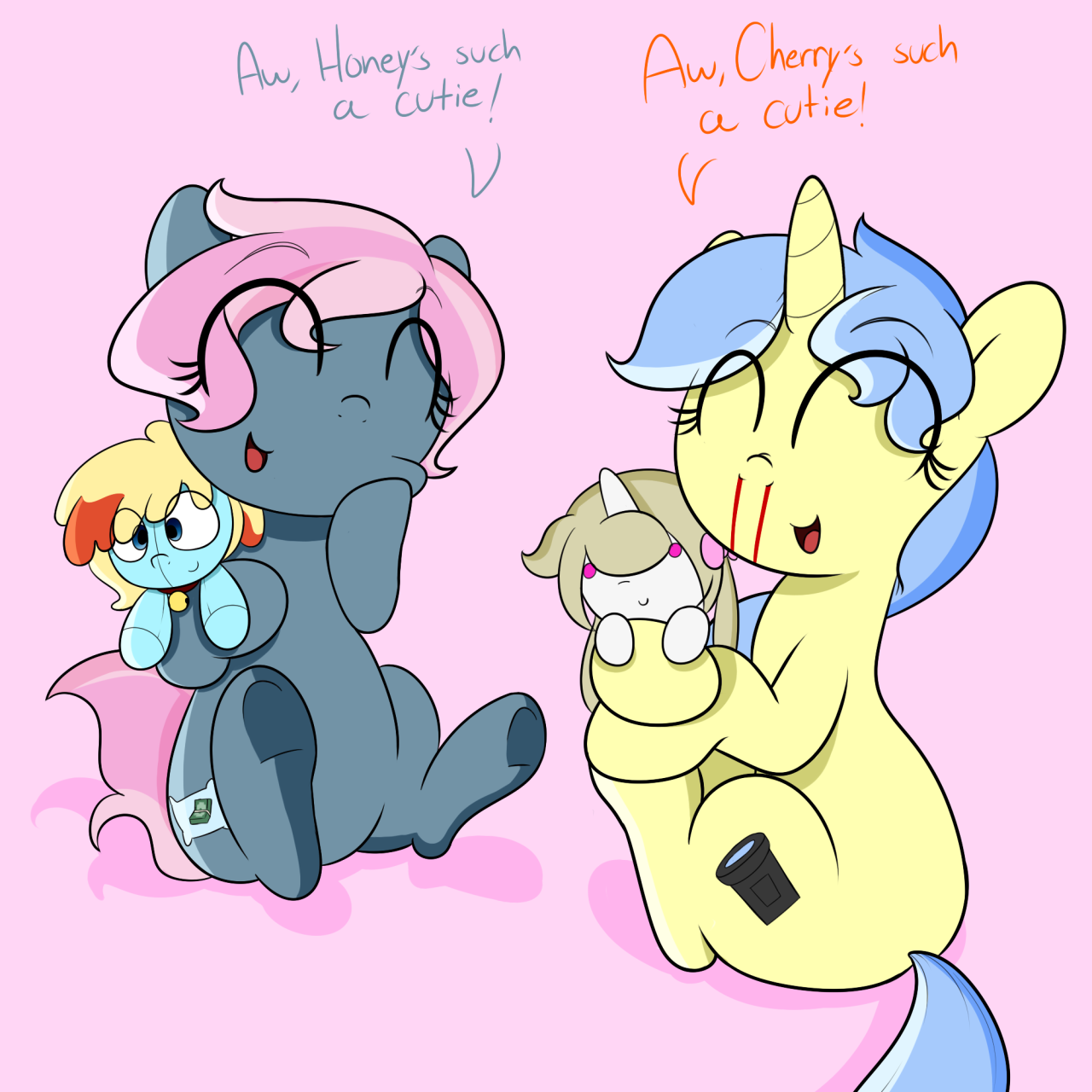 askviewingpleasure:I think they’re both cute tbh. ___ Ayy, check out @juicy-honey,