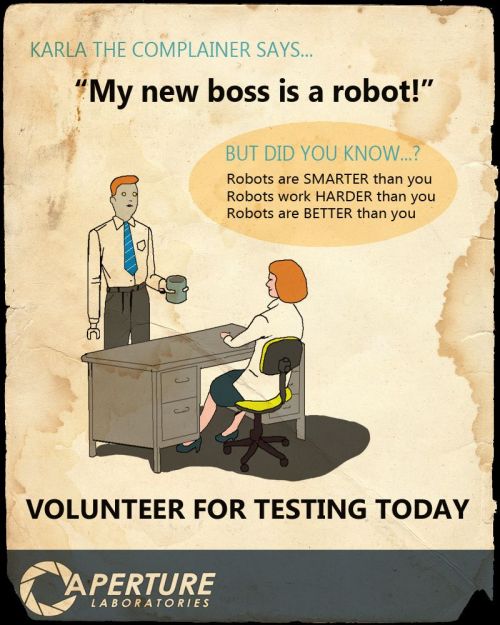 advice-from-glados: Now this is the kinda stuff I like to see.