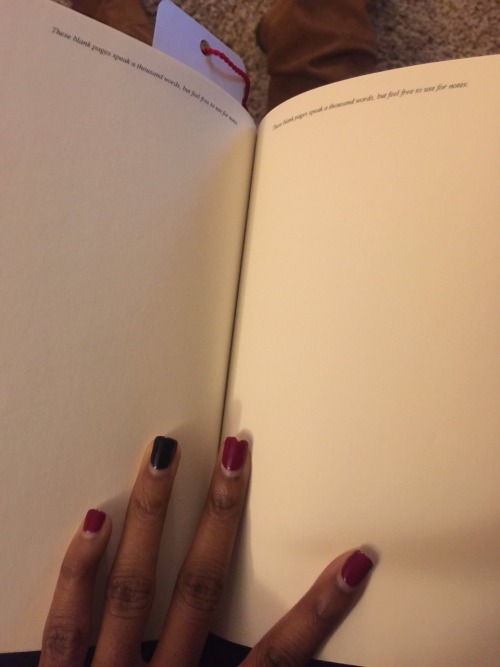 brbjellyfishing:EVERY PAGE IS BLANK