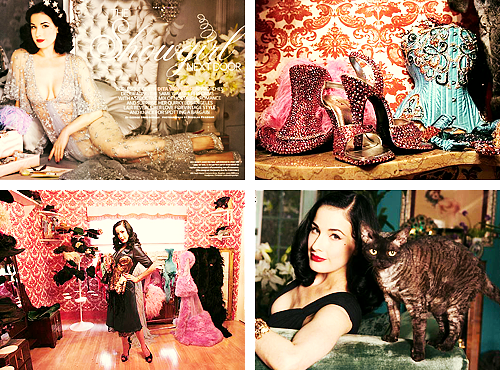 gracefullyvintage:  vontreese-blog: Inside Dita Von Teese’s Home  :’) 