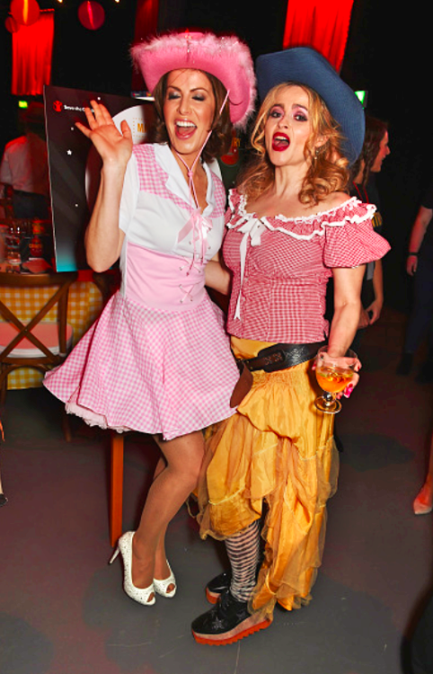 Helena Bonham Carter & Natasha Kaplinsky at the ‘Save the Children’ event at The Roundhouse in L