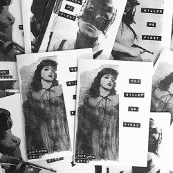 youkilledmefirstzine:  A few zines still available. New stuff soon. http://lydialazarus.bigcartel.com/products