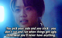 claudiablacks:get to know me meme - [8/10] female characters  ↳ sharon “athena” agathon“You kn