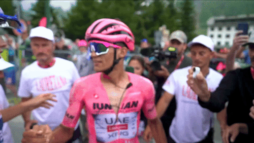 Giulio Pellizzari & Isaac Del Toro Post Stage 20, Giro D'Italia 2025