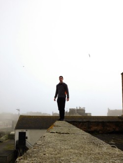 that-parkour-freerunning-thing:  Just past 5,000 followers! I love you guys! We went up in the fog today just to take some shots. 
