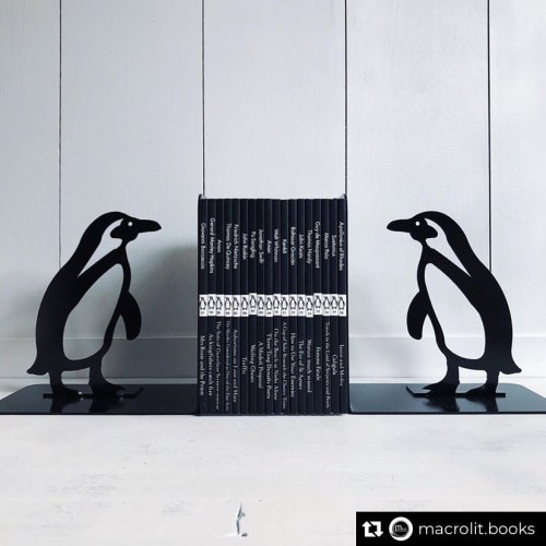 Repost from @macrolit.books•.✨*** GIVEAWAY: Penguin Bookends! *** ✨..Macrolit Tumblr has given away 