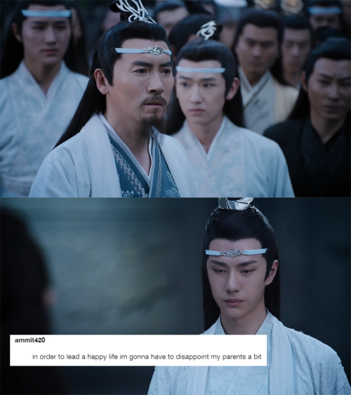 softcannoli:WangXian + tumblr text postswas seized by a sudden urge to Create Content. unfortunately
