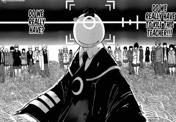 This is from the manga Ansatsu Kyoushitsu or Assassination Classroom. This manga