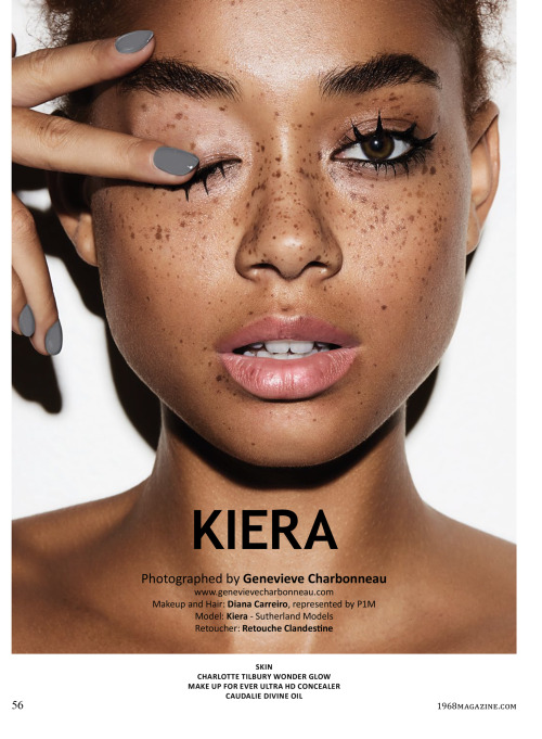 ‘KIERA’ - 1968 MagazineMakeup &amp; Hair - Diana Carreiro, P1M.caPhotographer - Genevieve Charbonnea