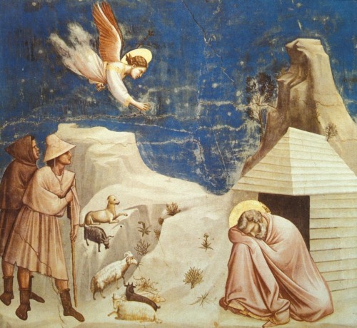 The Dream of Joachim (Scrovegni Chapel, 1303), Giotto di Bondone