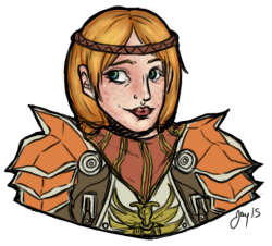 creationmagic:  armor and shading are too hard and you can tell where i gave up… she’s transparent tho at least– 