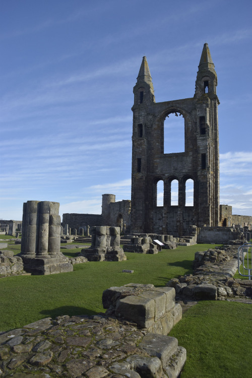 on-misty-mountains: St Andrews Cathedral Built in 1158, the cathedral became the centre of the Medie