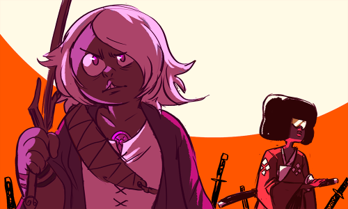 viruul:  Been watching Samurai Champloo and Steven Universe lately. BOOM!