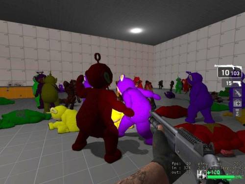 hootaloo:  blazer-replies:  I think I’ve officially found the most terrifying Left 4 Dead Mod ever.   HERE THEY COME………………. 