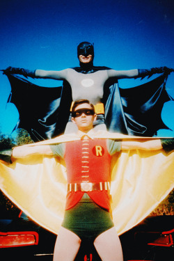 vintagegal:  Adam West and Burt Ward as Batman