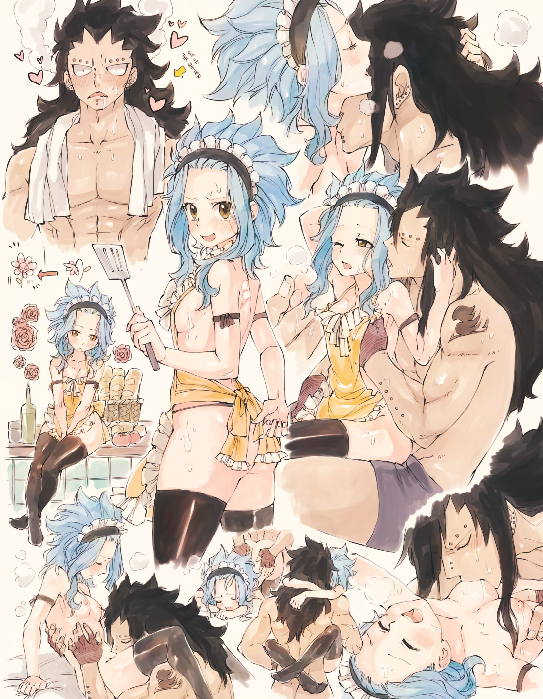 rboz:  Eating Levy-chan ♥ (*´ڡ`●)This is a present for my dear levysenpai