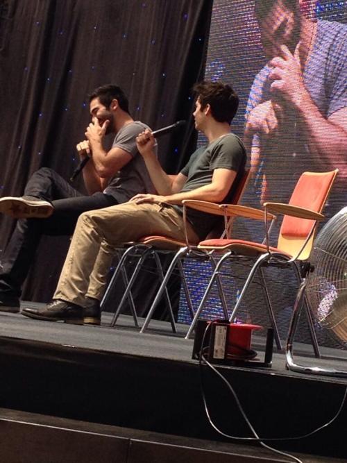 Dylan O'Brien And Tyler Hoechlin At Alpha Con (xxxx)