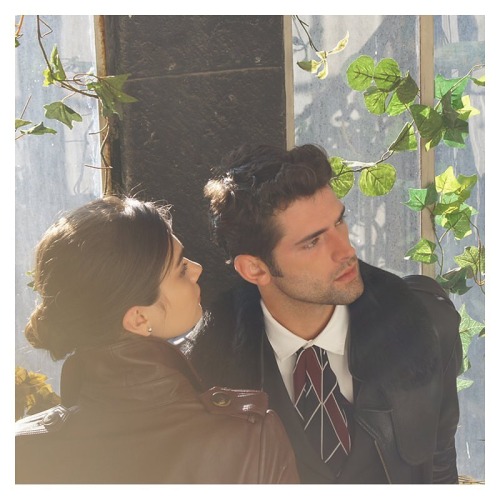 Sean O'Pry &amp; Antonina Vasylchenko on the set of Palacio de Hierro “Esencia de el Palacio” in Mex