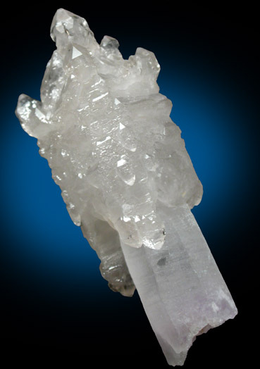 mineralists:  Quartz with doubly-terminated Quartz overgrowth Tillie Hall Peak, New