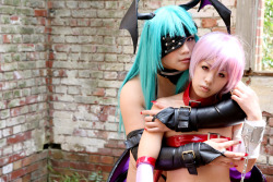 Darkstalkers - Morrigan &amp; Lilith (Chouzuki Maryou&amp;suzuka itsuki) 1-14