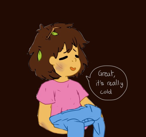 undertalechild: * bonus * Frisk the explorer 