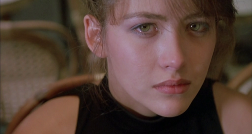 365filmsbyauroranocte: “Day people become night people.” Sophie Marceau in Mes nuits sont plus belle