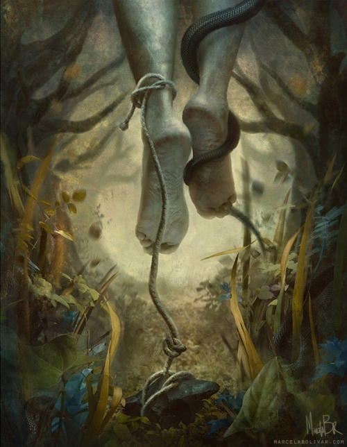 this-is-cool: The dark and beautiful fantasy themed photo illustrations of Marcela Bolívar - 