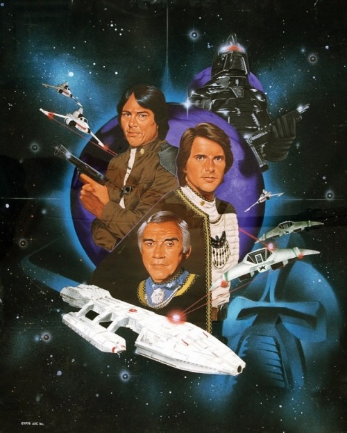 Poster promocional de la serie de TV Battlestar Galactica (1978) vía boomerstarkiller67.
“ Battlestar Galactica ABC promotional poster (1978)
”