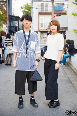 tokyo-fashion:  Leo (20) and Miri (19) in