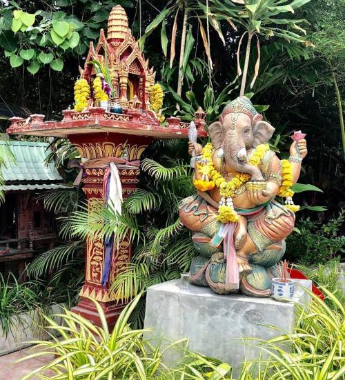 Ganesha street shrine, Thailand