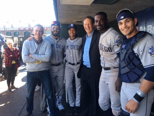 ginny-lawson: @KevinFalls: Thanks to Larry Baer and the @SFGiants for letting us shoot in their icon