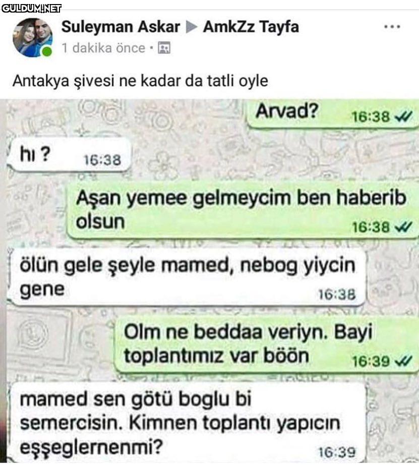 Antakya şivesi ne kadar da...