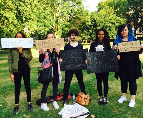 WeteenzUk attend the BlackOutLDN&rsquo;s protest in Grosvenor, London #EqualityForAll