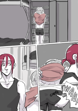 amaradonis:  nnscribble:  Rin was about to go jogging but… Now what was I supposed to do today instead of fanart….  my free! otp, everyone 