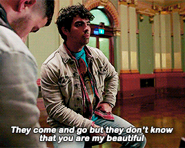 hoppersjim:“We wrote a song called “Please Be Mine”. -Nick Jonas“The song just, like, literally wrot