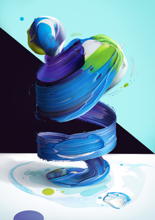 thedsgnblog:  Pawel Nolbert    |    http://nolbert.com “Series of posters exploring form and rhythm of letters or pseudo-letters presented as half-realistic, half-illustrative figurative sculptures. The artworks were built from an elaborate