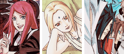 utsukushiicaps:  Naruto + Best Hairstyles 