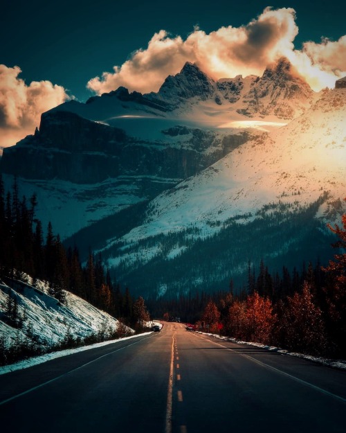 utwo:  Icefields Parkway, Banff, Alberta,