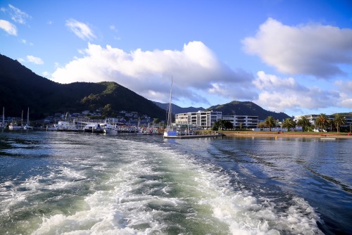 Leaving Picton, New Zealand