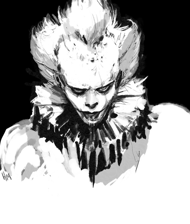 I watched “It” again recently, here’s a little Pennywise sketch! 🎈   