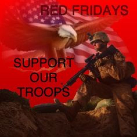 lifeofgorgeouschaos32:  A little late, but never forgotten! RED Friday. Remember