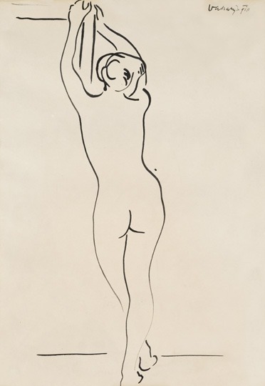 János Vaszary (1867-1939)Standing nude, 1910