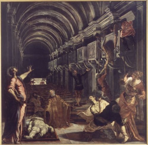 Jacopo Tintoretto, ‘Miracle of St. Mark: The Discovery of the Saint’s Body,’ 1562-1566, 