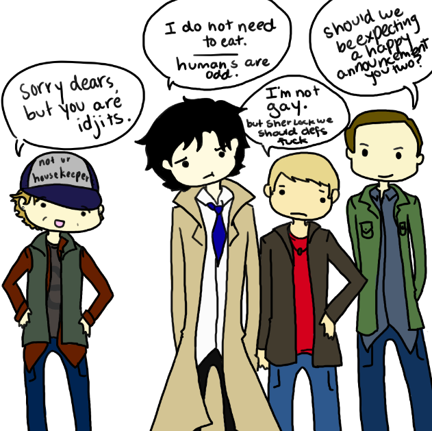 youmovemedoctor:  bc Sherlock hates eating and doesnâ€™t understand humans and