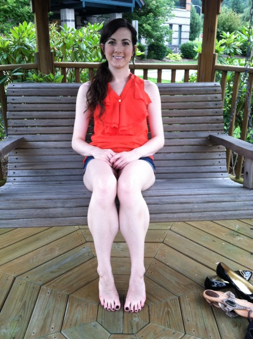 After the store, we trespassed onto property :)