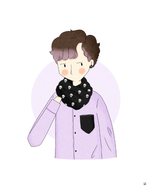 bbcbluebell:Someone had requested Sherlock + pastel goth a little while ago :) The cutest.