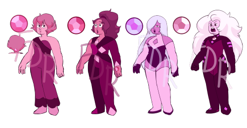 Rose Quartz adopts! They’re $2 eachNecky: SOLD to @remofnj​ Deep RQ: OpenViolet Rose: Ope