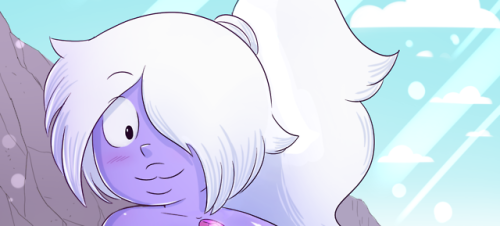 cubedcoconut: Nsfw beach Amethyst from my patreon! Click for full pic!  <3 u <3
